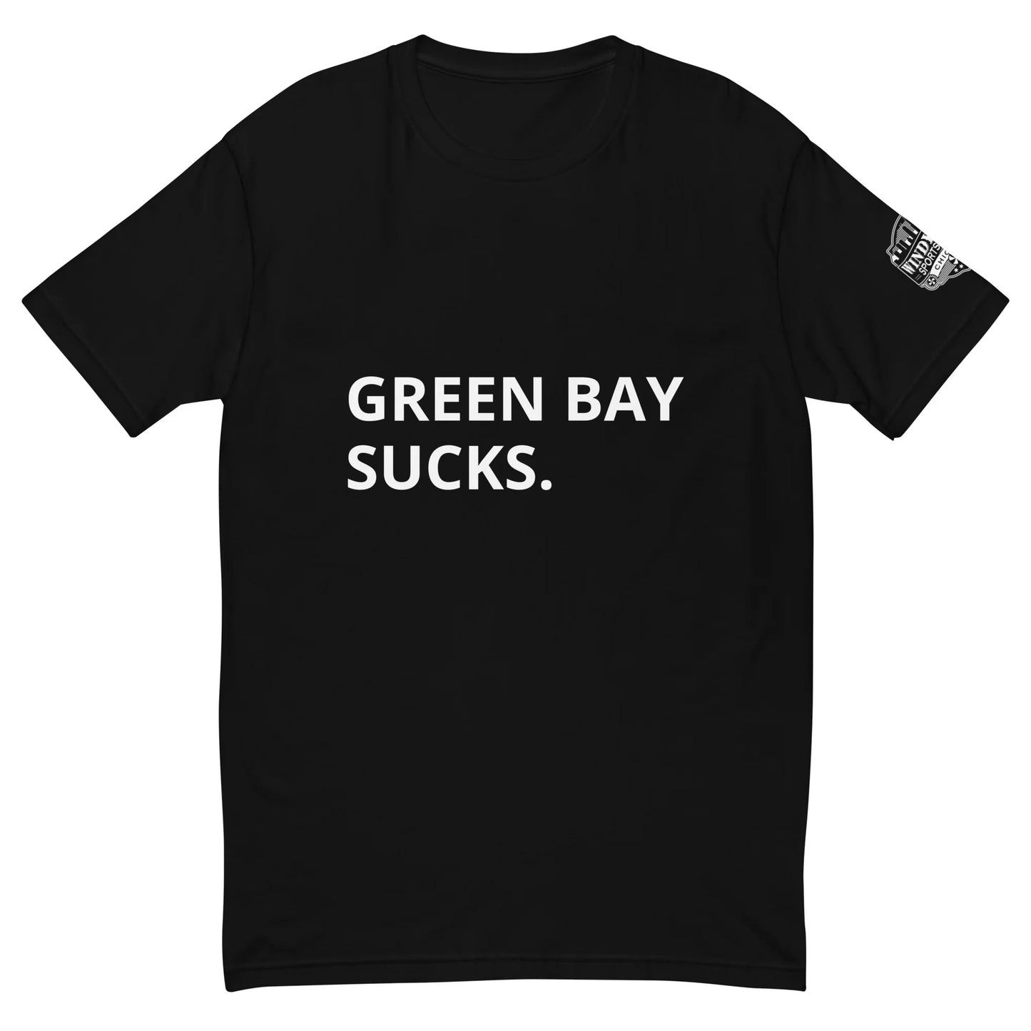 Windy City Green Bay Sucks Short Sleeve T-shirt - Windy City Sports Cards