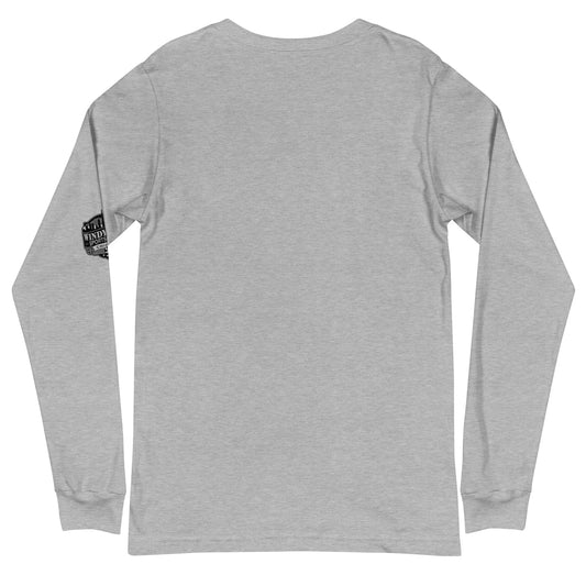 Bears Victory Monday long sleeve tee in Athletic Heather, back view
