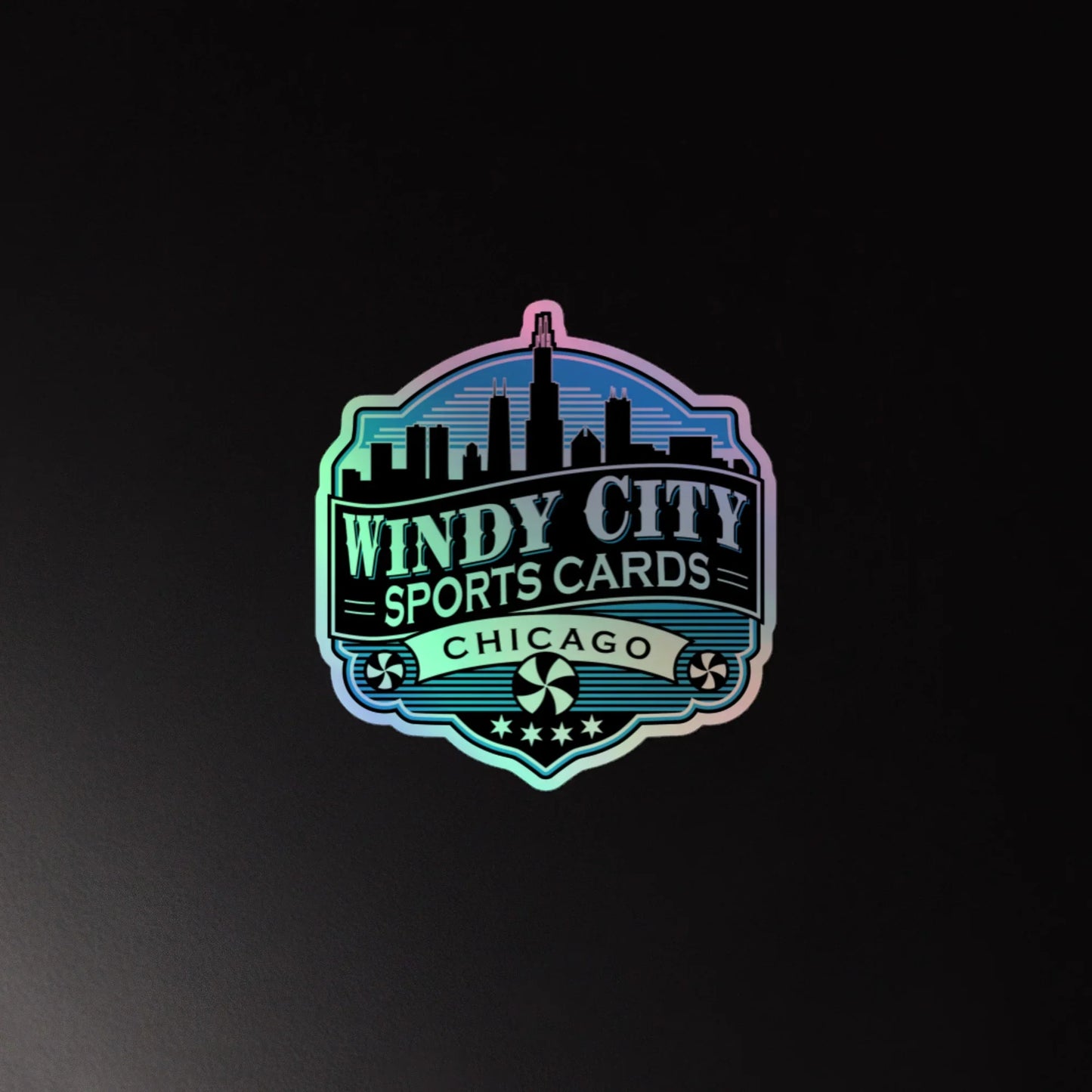 Windy City Holographic stickers - Windy City Sports Cards