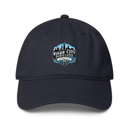 Windy City low-profile baseball cap in dark navy, front view