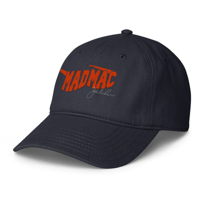 Mad Mac baseball cap in dark navy, front-left view