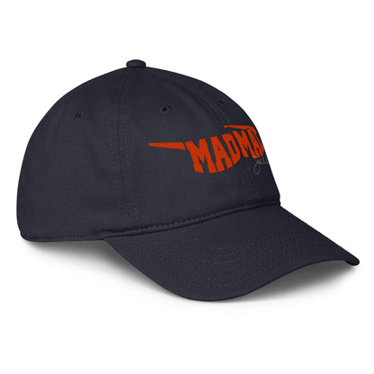 Mad Mac baseball cap in dark navy, front-right view