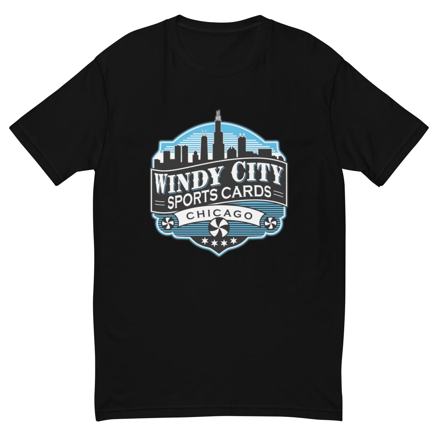 Windy City Black Short Sleeve T-shirt - Windy City Sports Cards