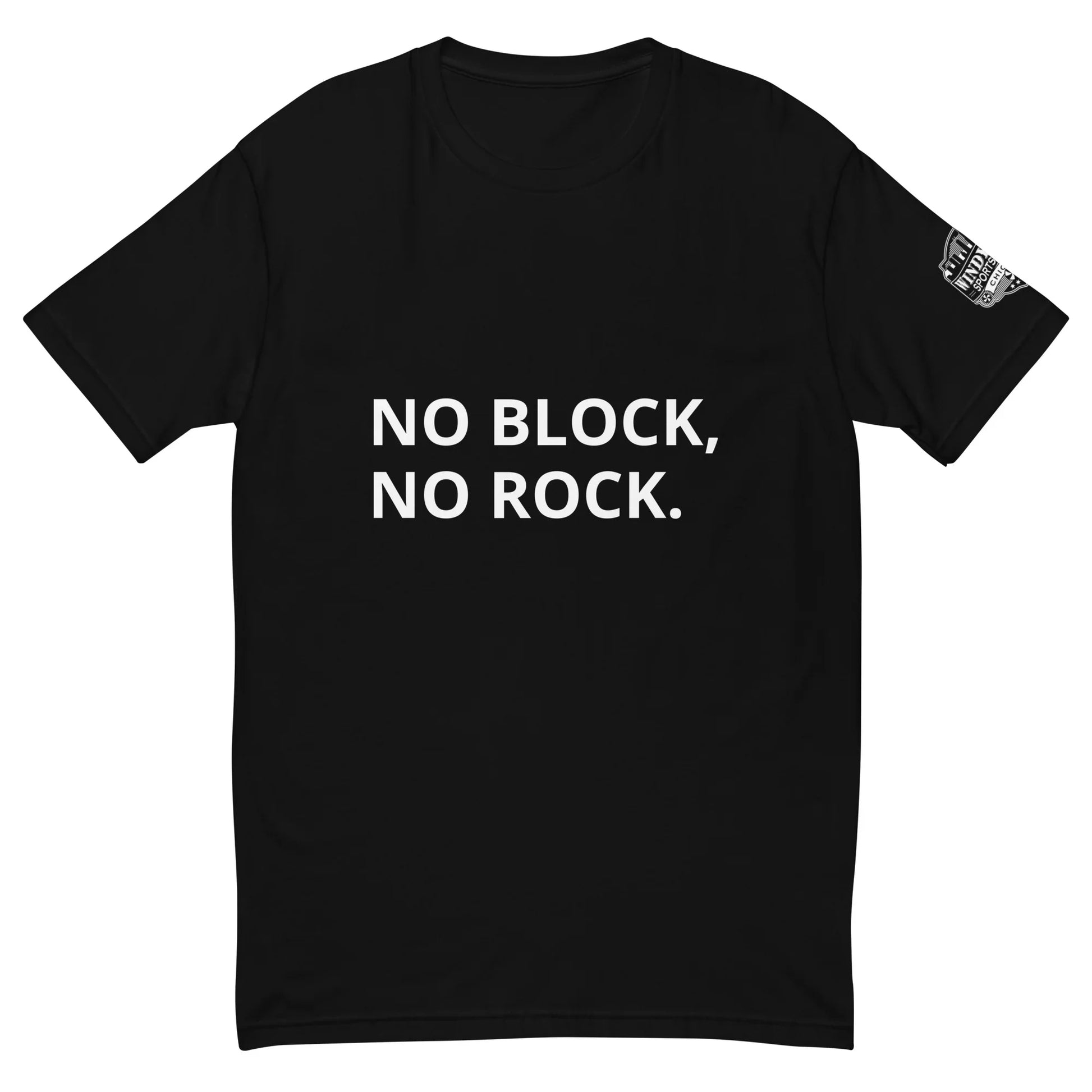 Windy City No Block, No Rock Short Sleeve T-shirt - Windy City Sports Cards