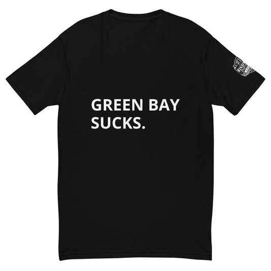 Windy City Green Bay Sucks Short Sleeve T-shirt - Windy City Sports Cards
