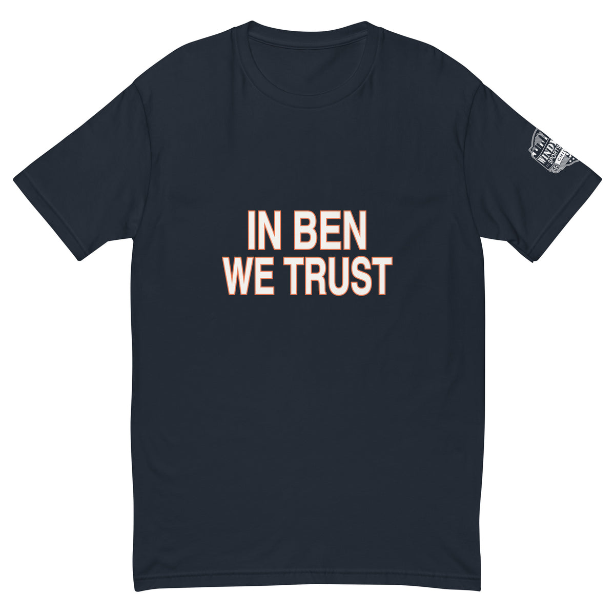 In Ben We Trust Block Short Sleeve T-shirt by Windy City Threads