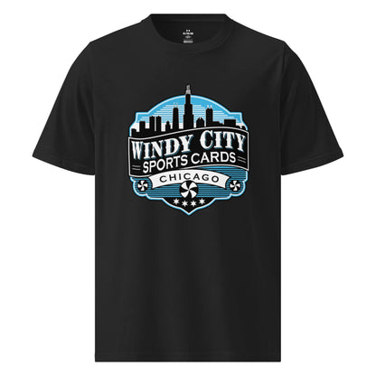 Windy City Under Armour athletic T-shirt in black, front view