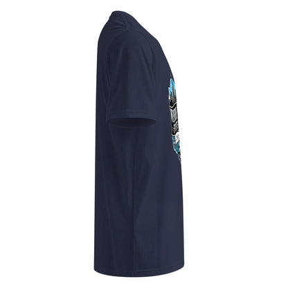 Windy City Under Armour athletic T-shirt in navy, right-side view