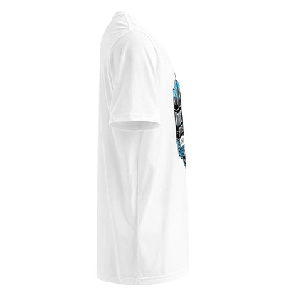 Windy City Under Armour athletic T-shirt in white, right-side view