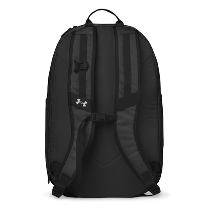 Under Armour Windy City backpack in black, back view