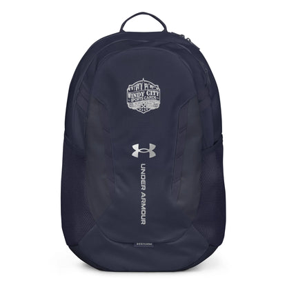 Under Armour Windy City backpack in midnight navy, front view